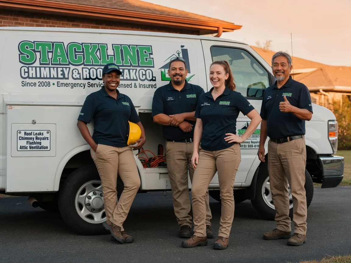 Chimney flashing repair company in Crown City, OH